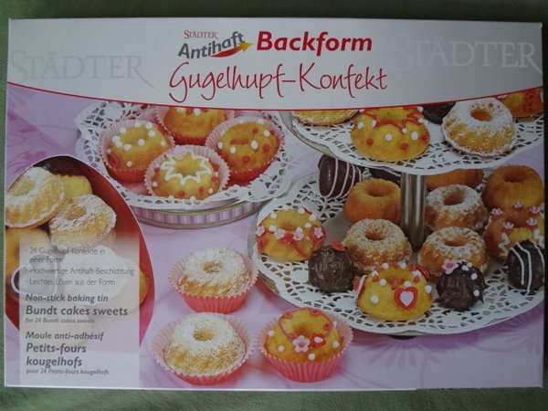 Guglhupf-Konfekt-Backform ermöglicht kleine Kuchen für große Feiern